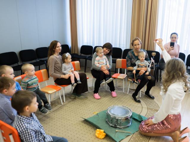 Веселый барабан в гостях у самых маленьких